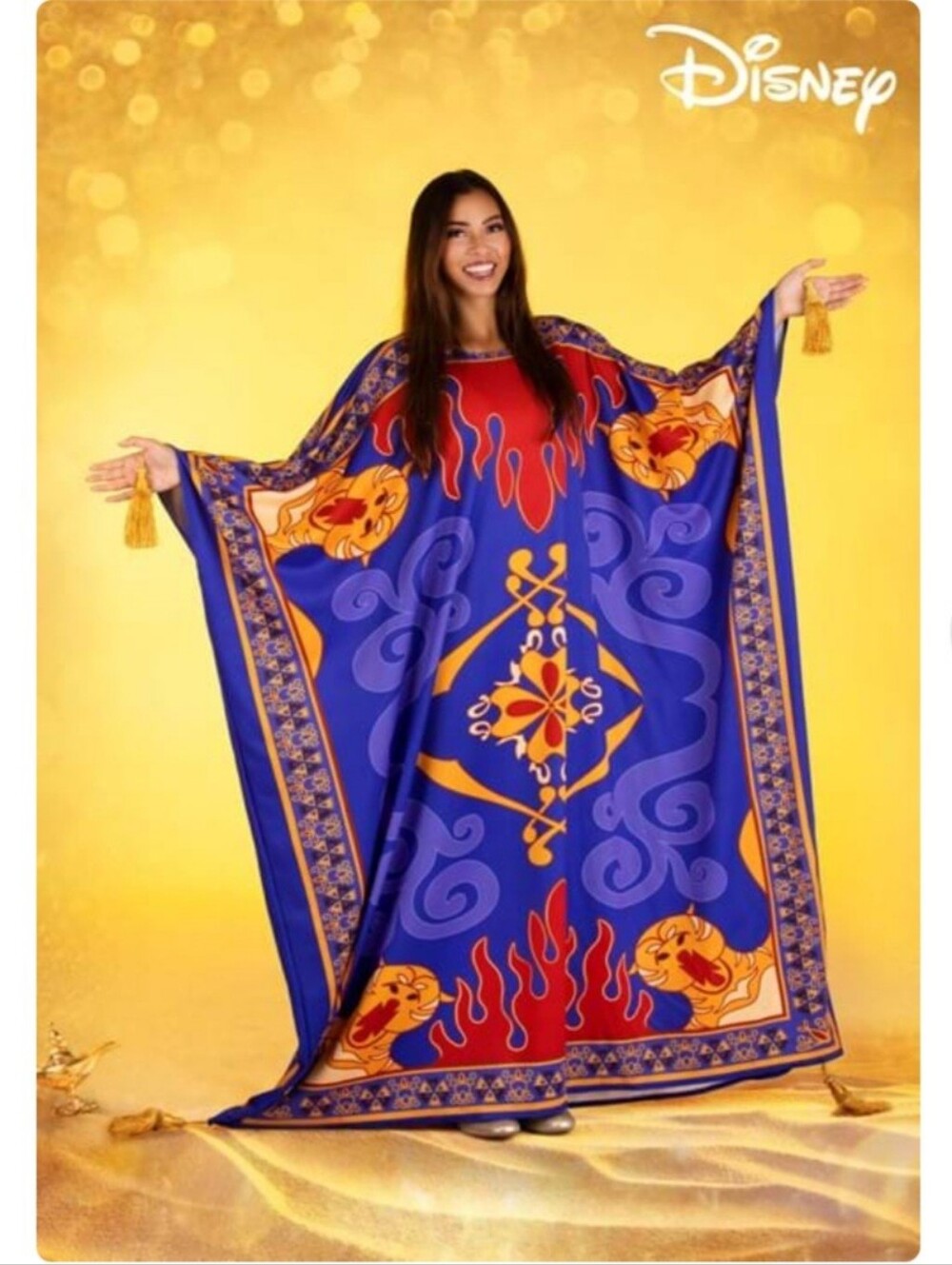 Aladdin Magic Carpet Halloween Costume Adult Large Disney Arabian Nights